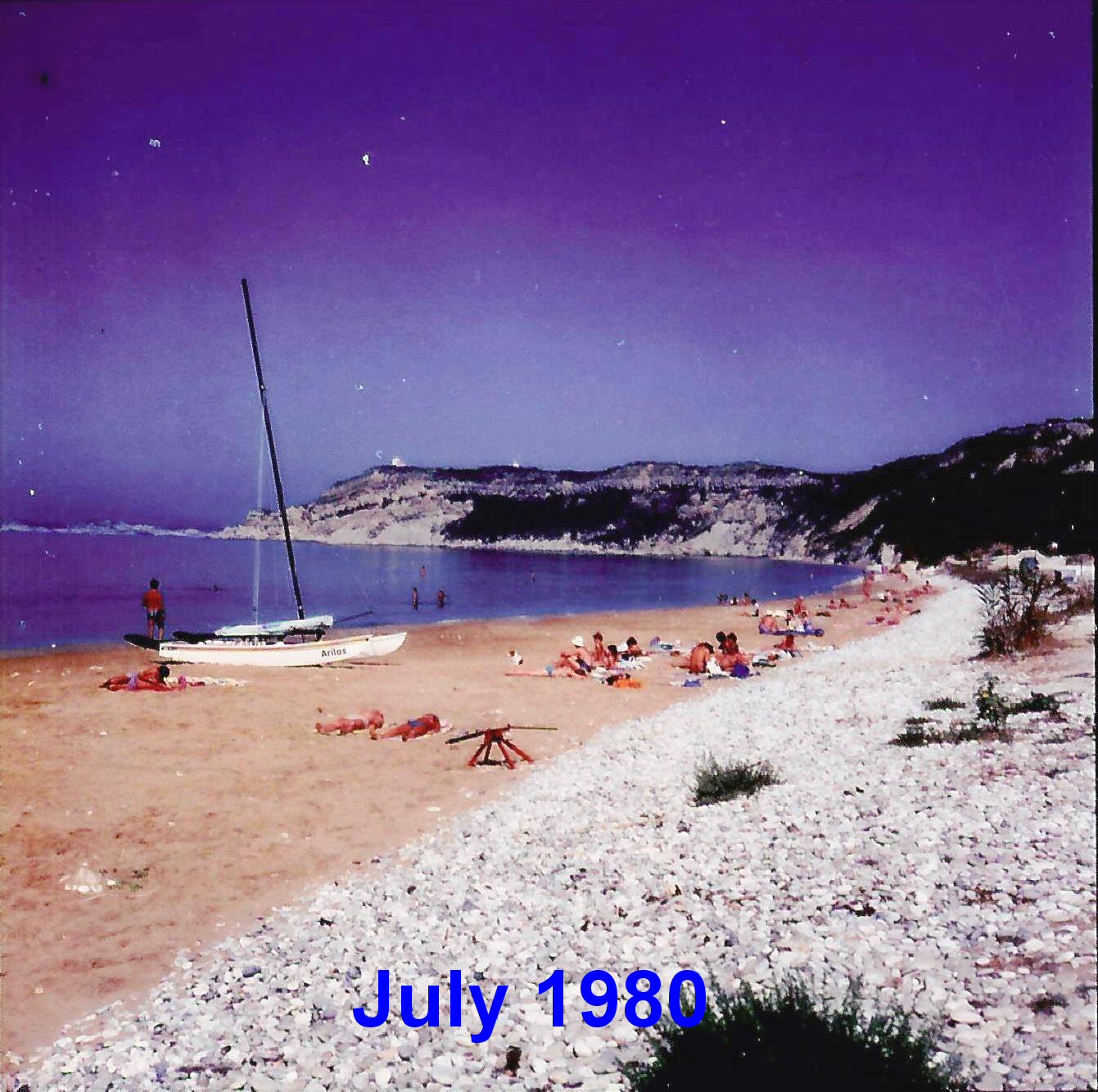Arillas Strand 1980 Arillas Strand 1980