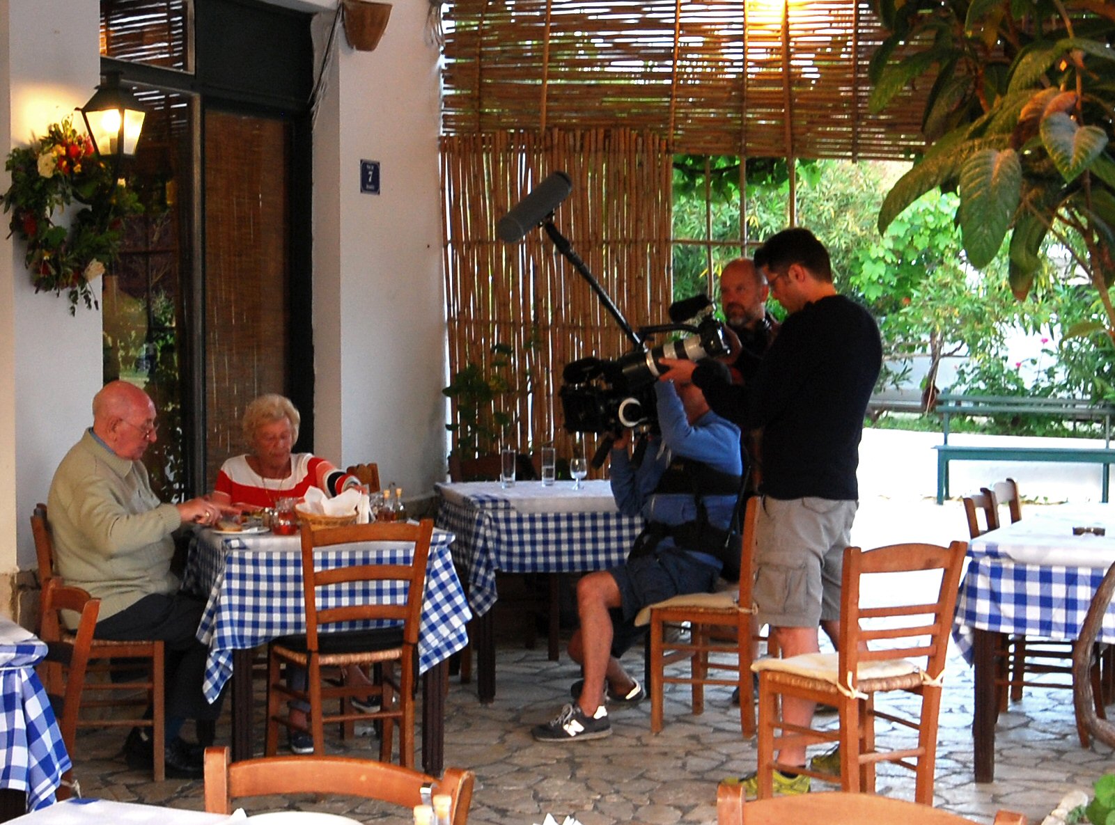 Brouklis Taverna photo shooting