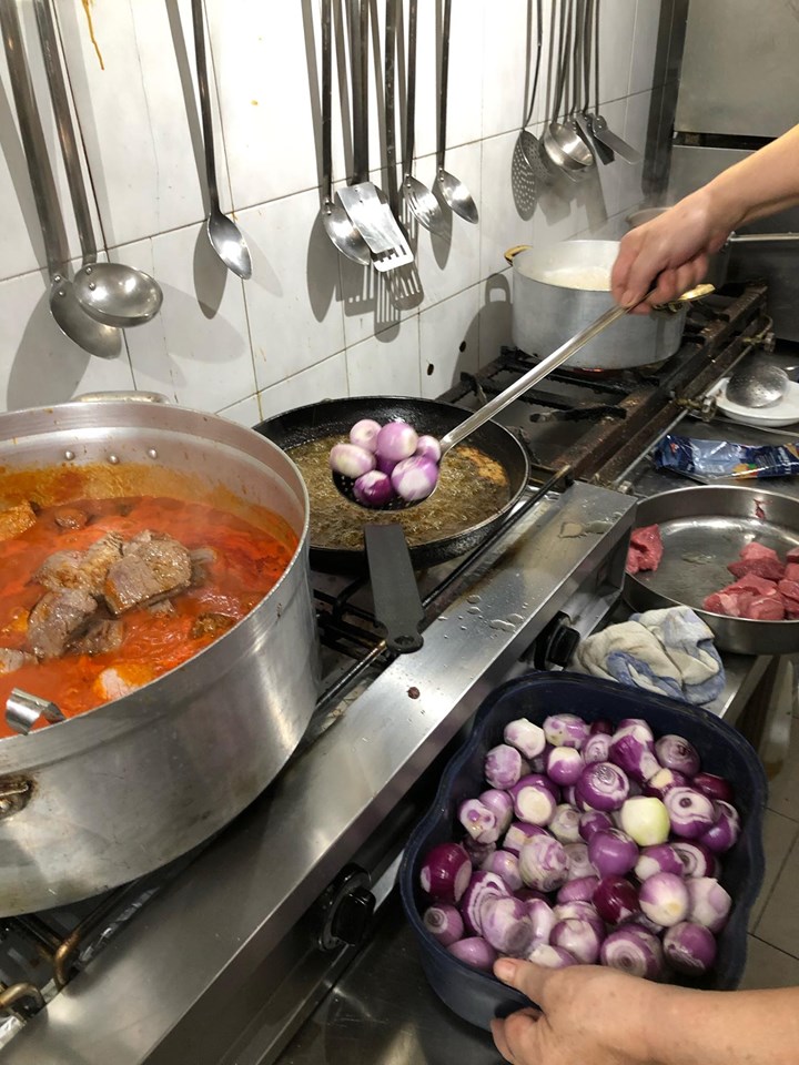 Stifado Preparation Stifado Preparation